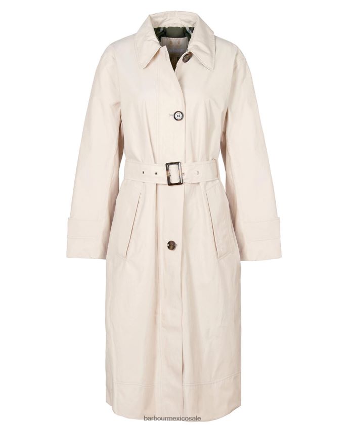 Barbour 8B6RFZ1523 ropa azul marino oscuro/álamo antiguo mujer gabardina somerland