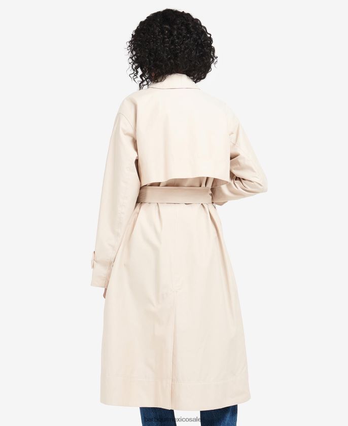 Barbour 8B6RFZ1523 ropa azul marino oscuro/álamo antiguo mujer gabardina somerland