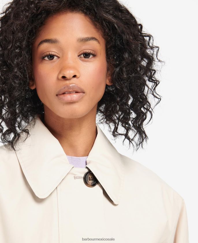 Barbour 8B6RFZ1523 ropa azul marino oscuro/álamo antiguo mujer gabardina somerland