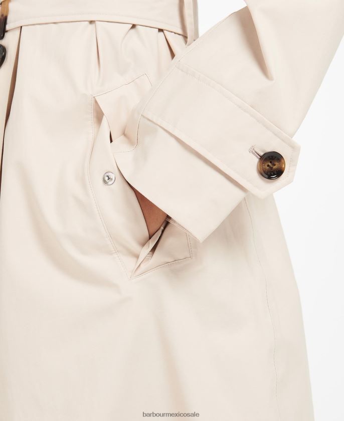 Barbour 8B6RFZ1523 ropa azul marino oscuro/álamo antiguo mujer gabardina somerland