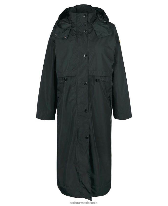 Barbour 8B6RFZ1532 ropa verde palmera mujer gabardina impermeable crossfields