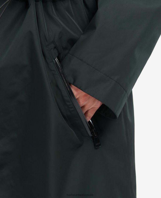 Barbour 8B6RFZ1532 ropa verde palmera mujer gabardina impermeable crossfields