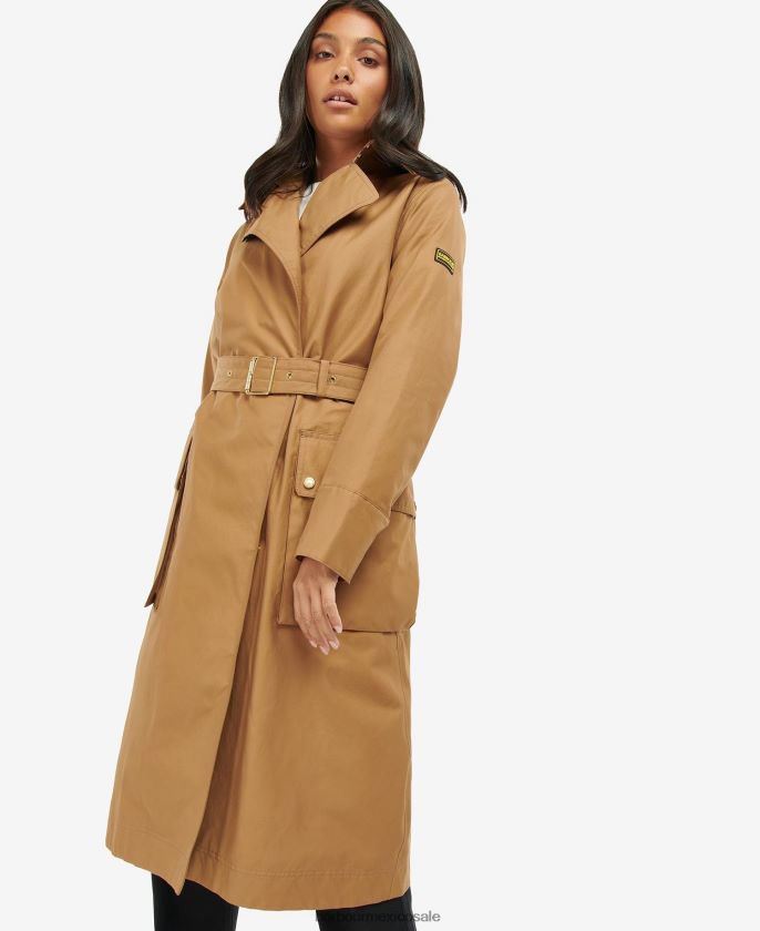 Barbour 8B6RFZ1540 ropa cuadros negros/northumberland mujer gabardina impermeable powerbuilt