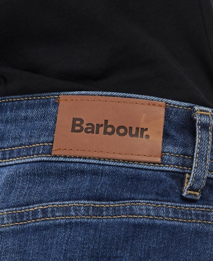 Barbour 8B6RFZ1762 ropa crudo mujer pantalones cortos de mezclilla maddison