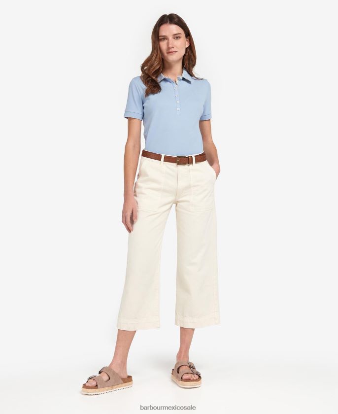 Barbour 8B6RFZ1773 ropa crudo mujer vaqueros capri Southport