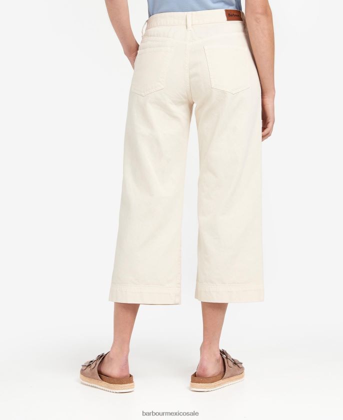 Barbour 8B6RFZ1773 ropa crudo mujer vaqueros capri Southport