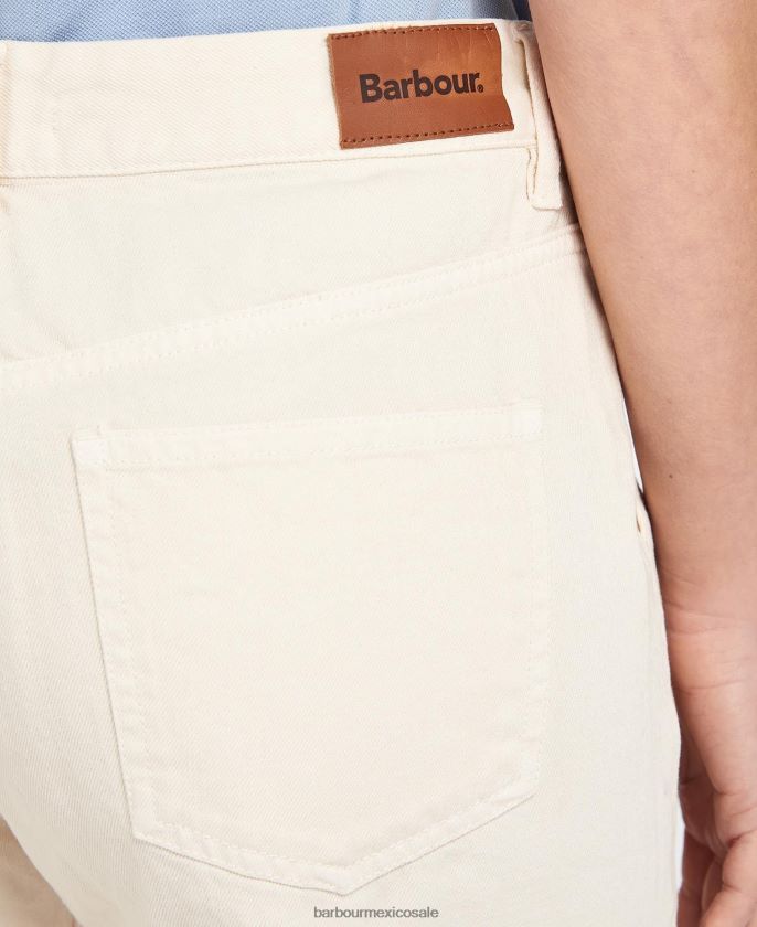 Barbour 8B6RFZ1773 ropa crudo mujer vaqueros capri Southport