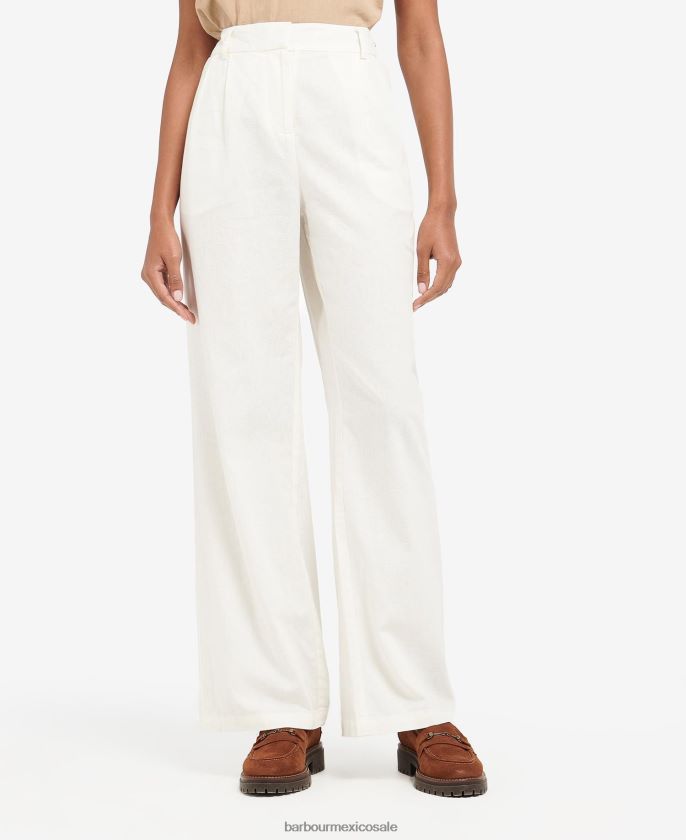 Barbour 8B6RFZ1776 ropa vainilla mujer pantalones somerland