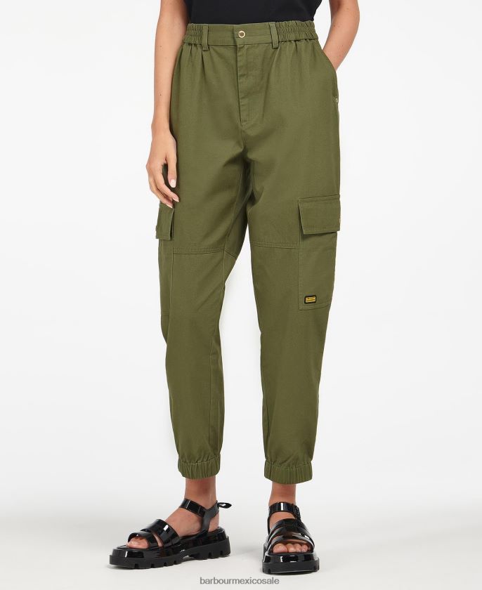 Barbour 8B6RFZ1784 ropa negro mujer pantalones de mónaco