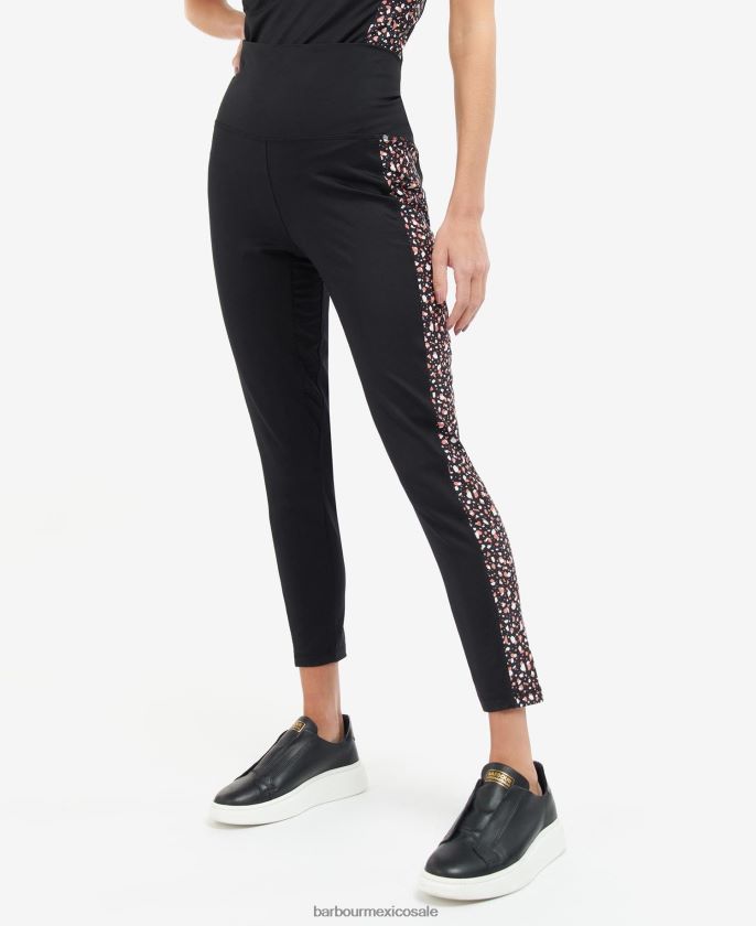 Barbour 8B6RFZ1787 ropa negro mujer leggins de pabellón