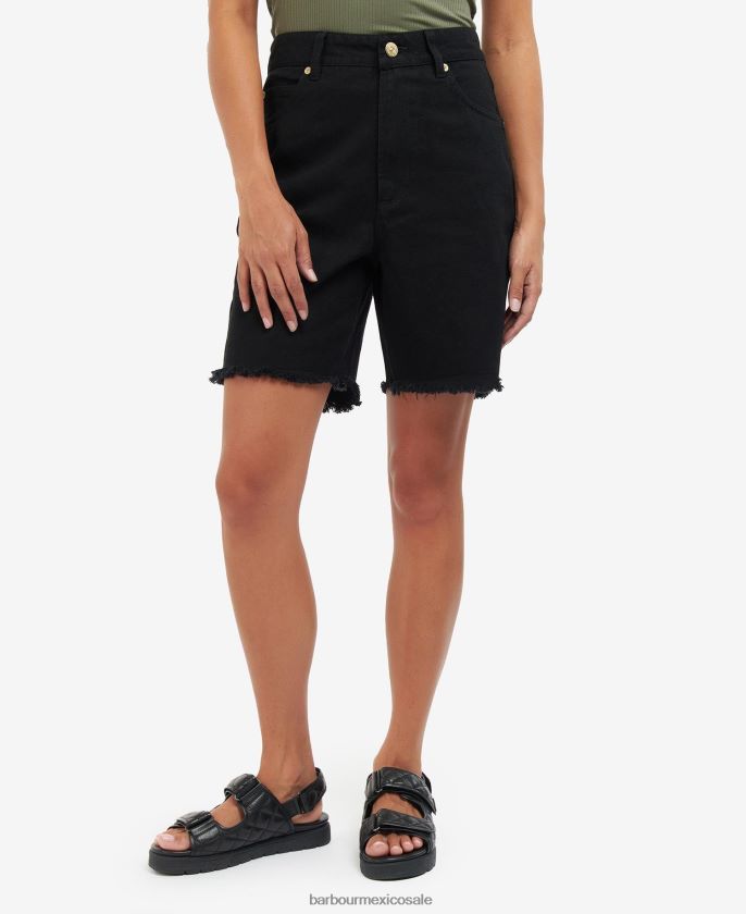 Barbour 8B6RFZ1799 ropa blanco clásico mujer pantalones cortos galica