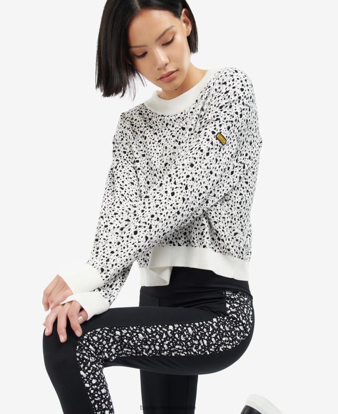 Barbour 8B6RFZ1809 ropa negro/multi mujer polainas de pabellón