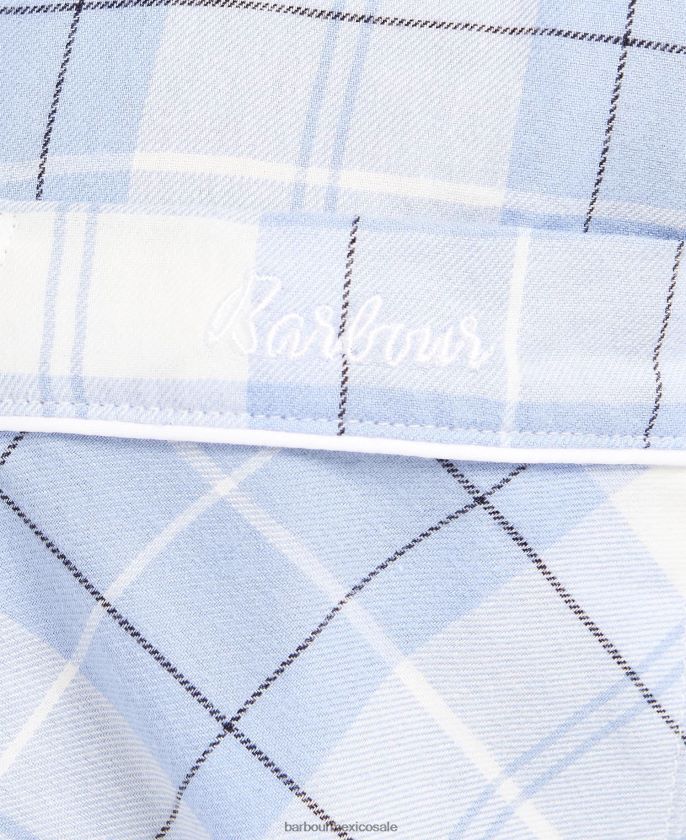 Barbour 8B6RFZ2037 ropa tartán rosa mujer conjunto de pijama ellery