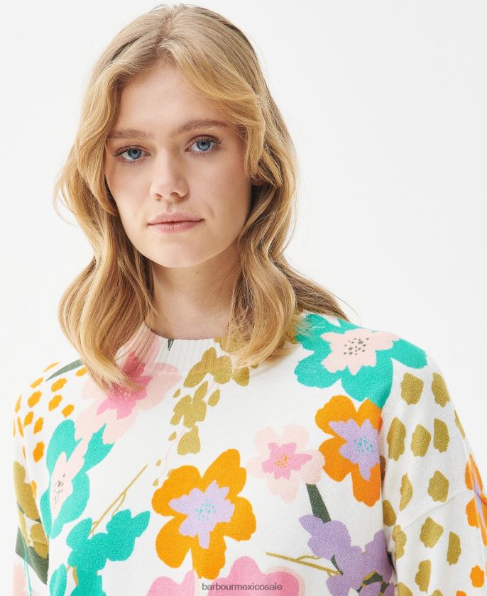 Barbour 8B6RFZ1914 ropa multi clásico mujer suéter de punto con espuela de caballero