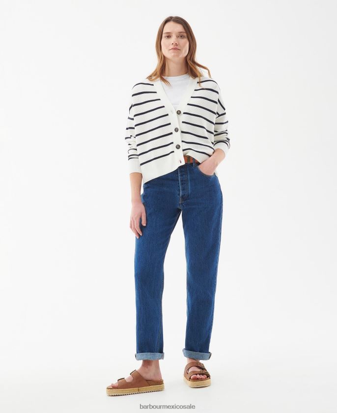 Barbour 8B6RFZ1920 ropa nube mujer cárdigan marinero