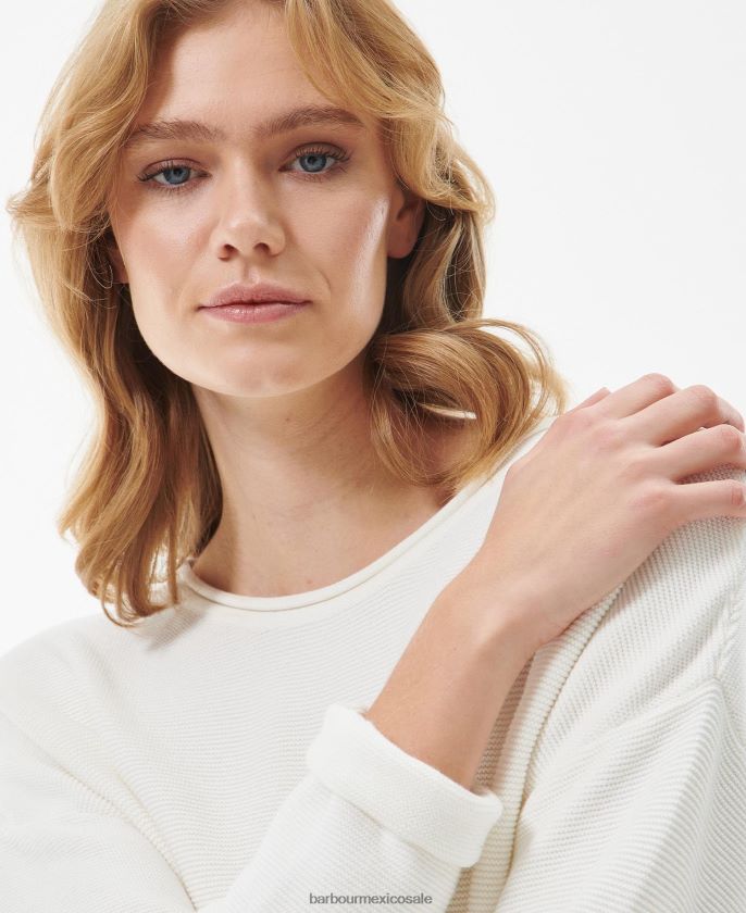 Barbour 8B6RFZ1922 ropa cascada mujer jersey de punto marinero
