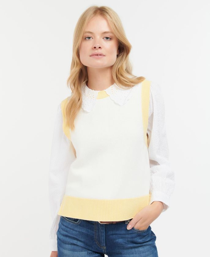 Barbour 8B6RFZ1943 ropa crudo mujer chaleco tejido dana