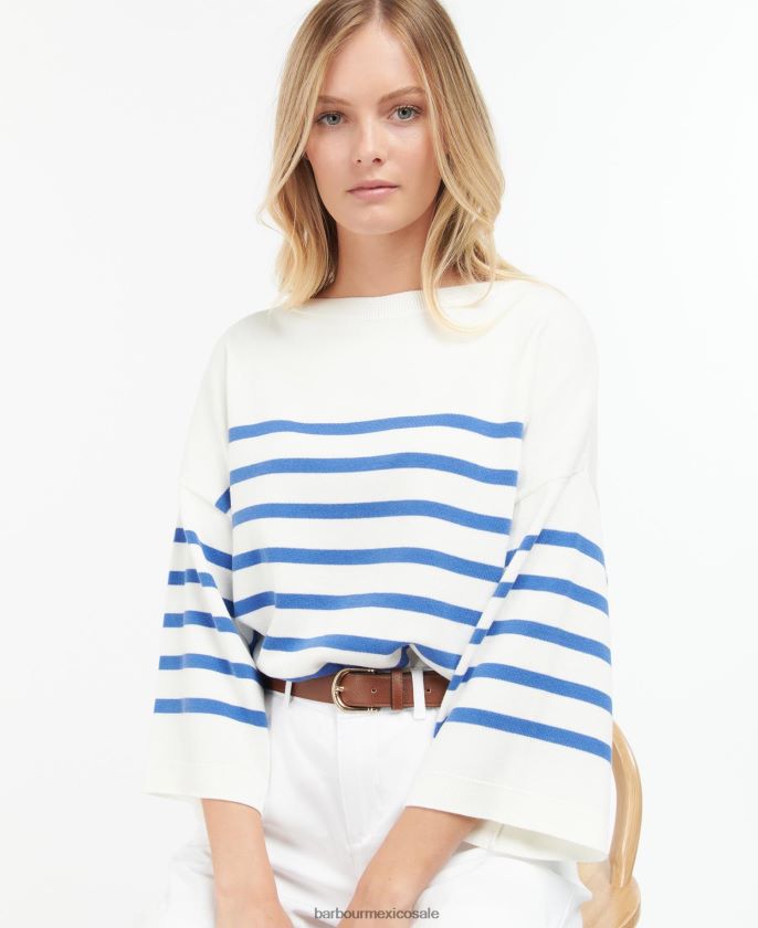 Barbour 8B6RFZ1948 ropa calicó/campanilla mujer top de punto renfew