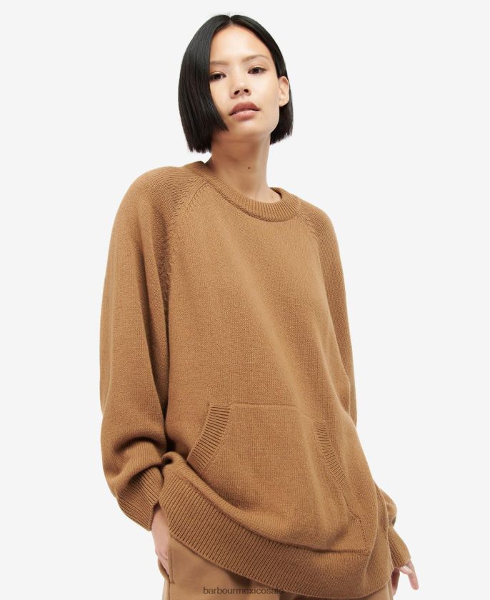 Barbour 8B6RFZ1981 ropa negro mujer jonrón de punto