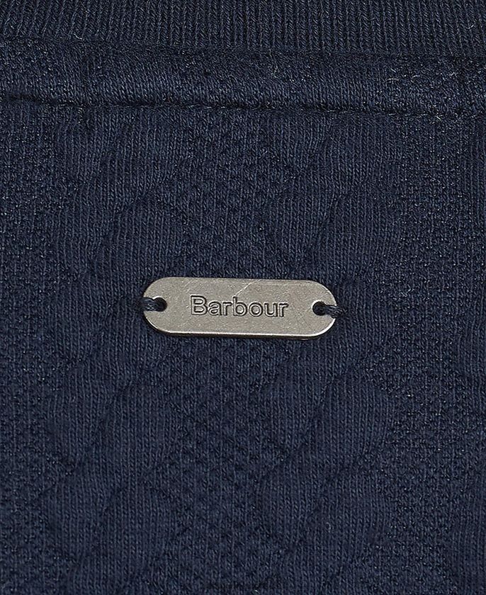 Barbour 8B6RFZ1986 ropa blanquecino mujer sudadera con cremallera