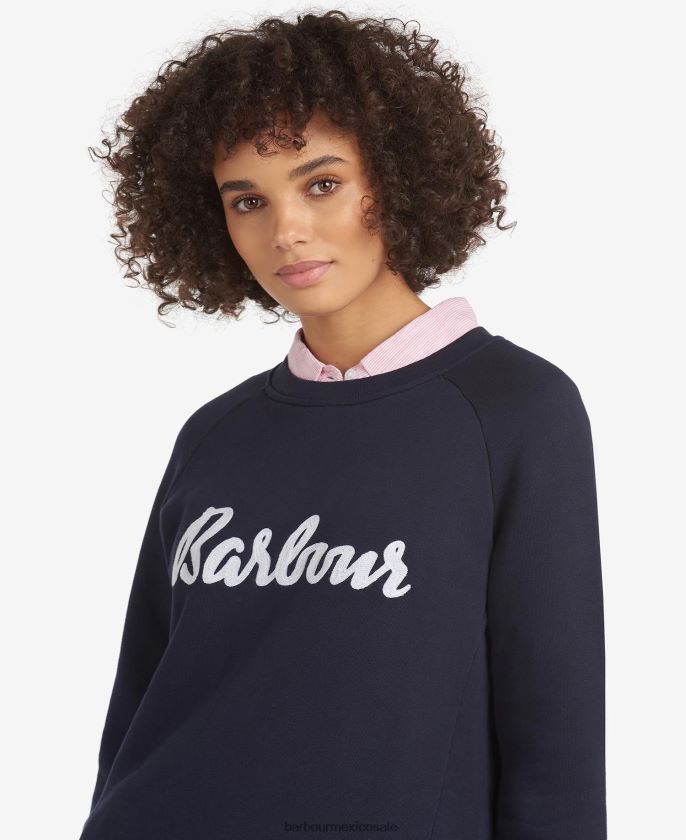 Barbour 8B6RFZ1992 ropa negro mujer sudadera otterburn