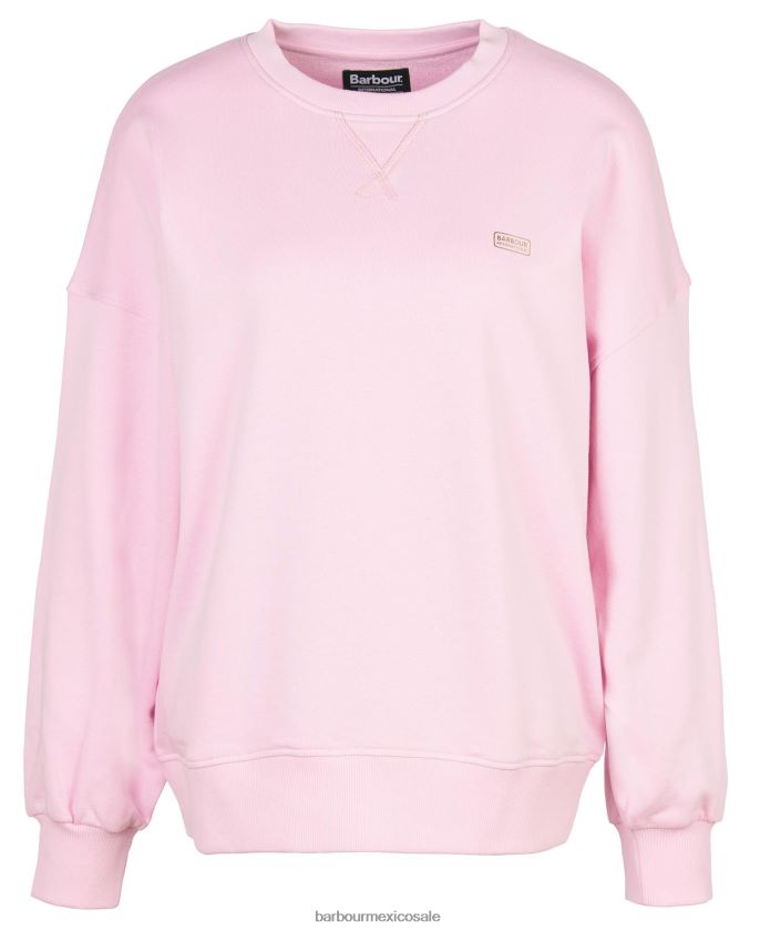 Barbour 8B6RFZ1993 ropa limonada rosa mujer sudadera rossin