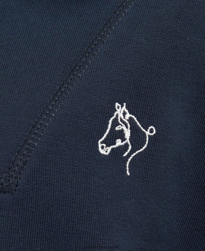 Barbour 8B6RFZ1996 ropa azul marino clásico mujer sudadera regia