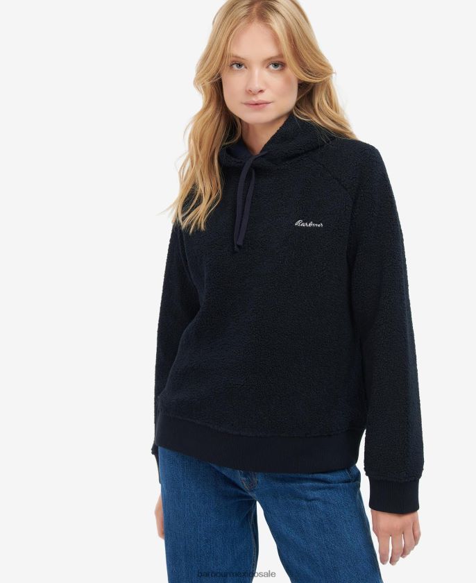Barbour 8B6RFZ2034 ropa aran mujer sudadera con capucha de vellón otterburn