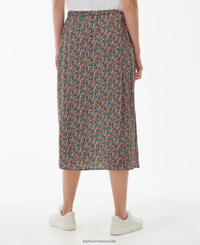 Barbour 8B6RFZ1821 ropa multi clásico mujer falda de ángulo