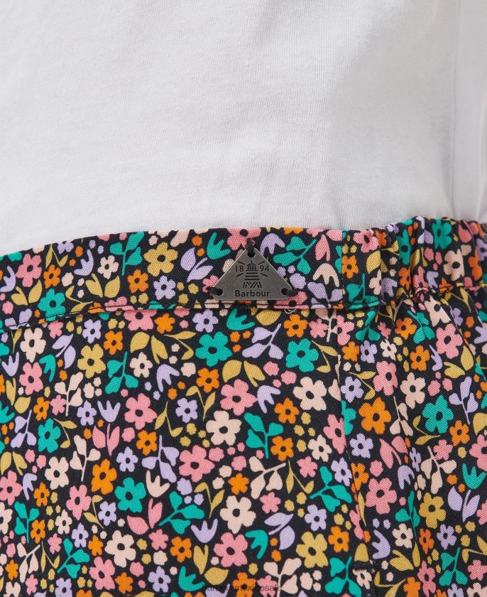 Barbour 8B6RFZ1821 ropa multi clásico mujer falda de ángulo