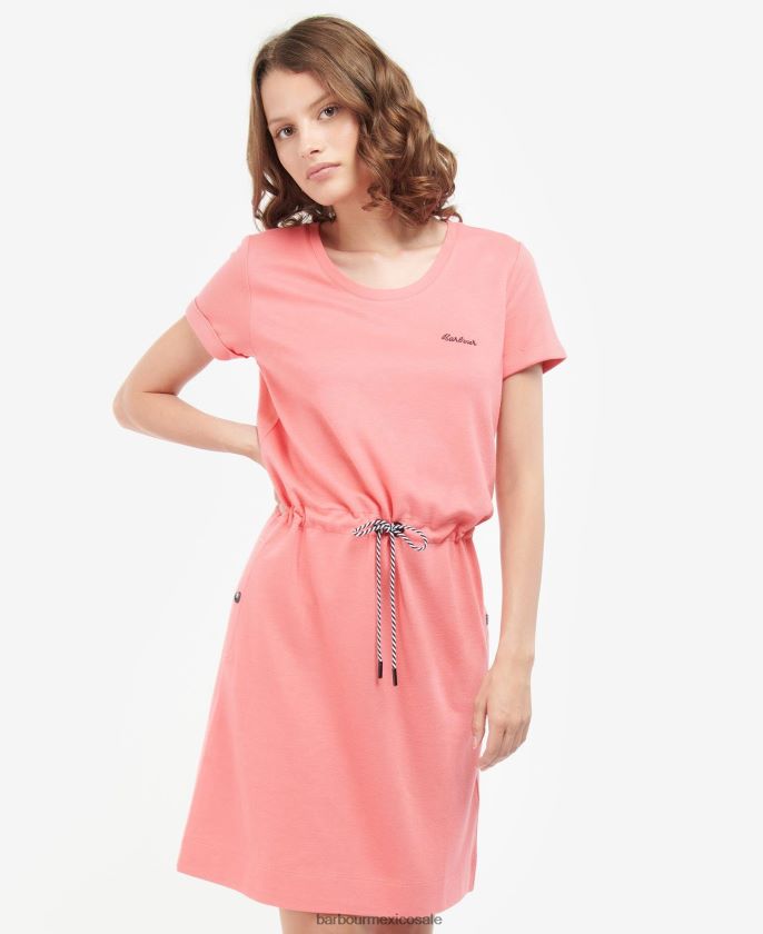 Barbour 8B6RFZ1843 ropa Armada mujer vestido de boca de bahía