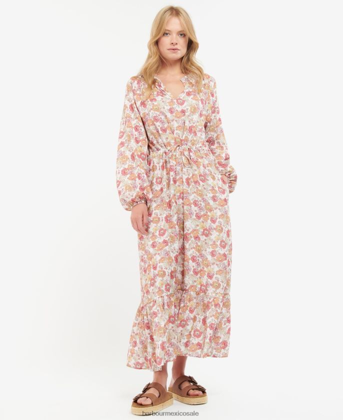 Barbour 8B6RFZ1845 ropa flores multicolores mujer vestido maara
