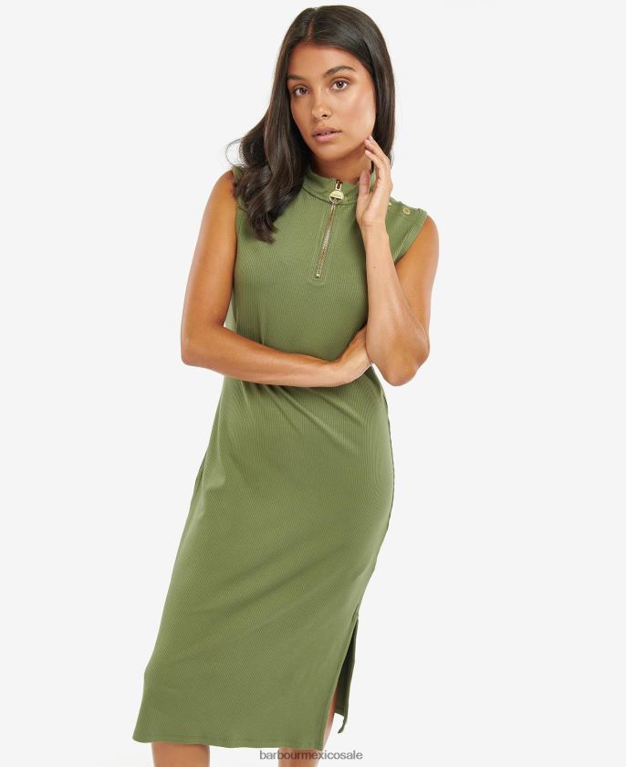 Barbour 8B6RFZ1854 ropa negro clásico mujer vestido kasuki