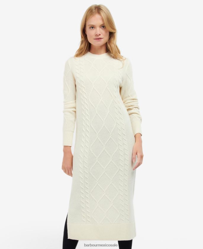 Barbour 8B6RFZ1878 ropa Armada mujer vestido quemado