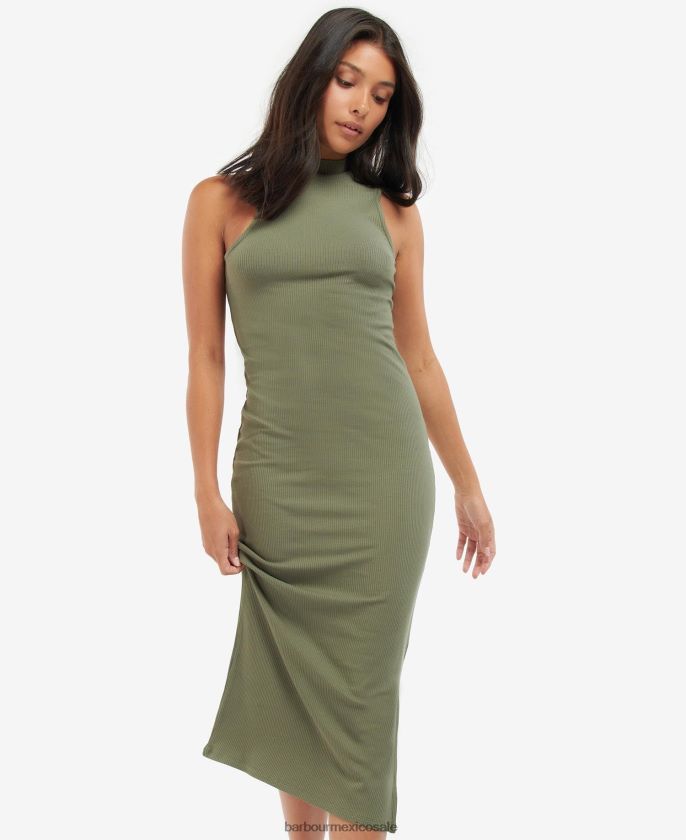 Barbour 8B6RFZ1884 ropa negro clásico mujer vestido