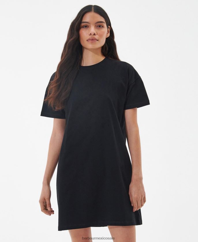 Barbour 8B6RFZ1888 ropa coral atómico mujer vestido halter