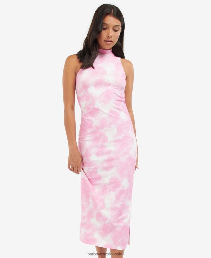 Barbour 8B6RFZ1894 ropa amor rosa multi mujer vestido chino