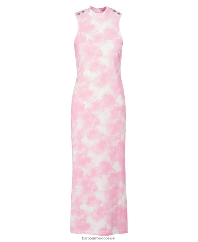 Barbour 8B6RFZ1894 ropa amor rosa multi mujer vestido chino