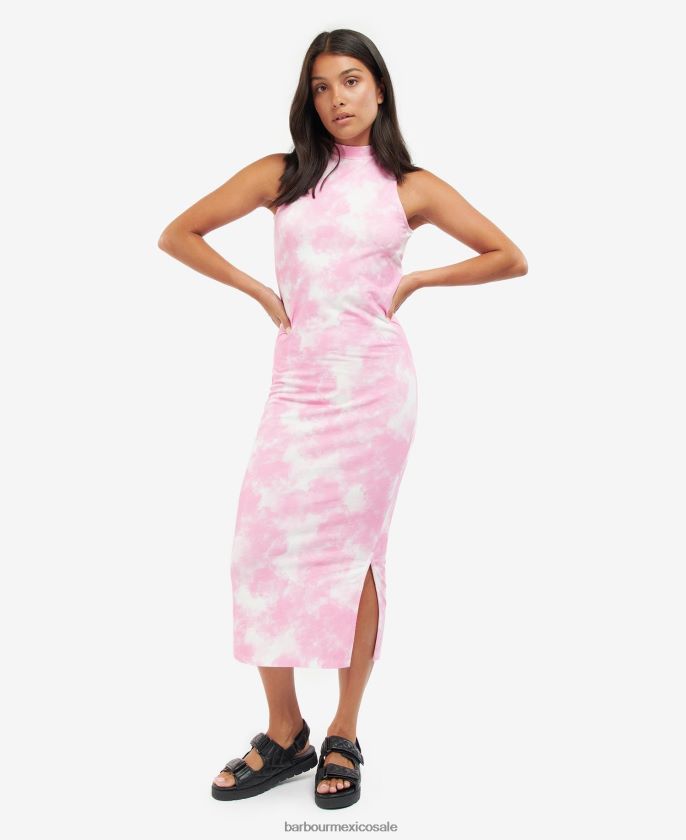 Barbour 8B6RFZ1894 ropa amor rosa multi mujer vestido chino