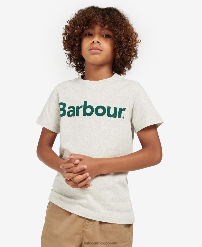 Barbour 8B6RFZ2503 ropa Armada Niños camiseta con logo