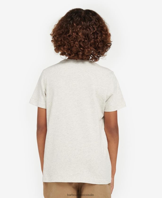 Barbour 8B6RFZ2503 ropa Armada Niños camiseta con logo