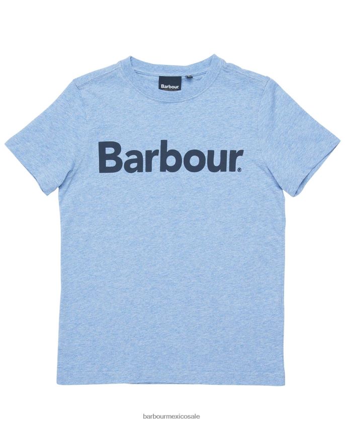 Barbour 8B6RFZ2505 ropa Armada Niños playera básica con logo