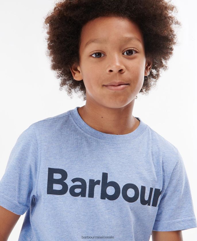 Barbour 8B6RFZ2505 ropa Armada Niños playera básica con logo