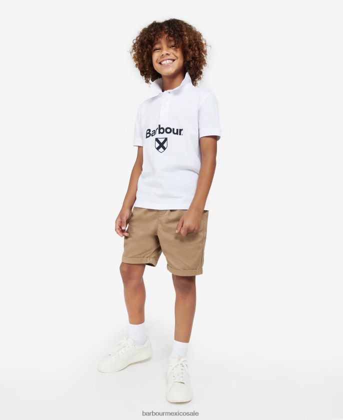 Barbour 8B6RFZ2506 ropa azul marino clásico Niños polo de floyd