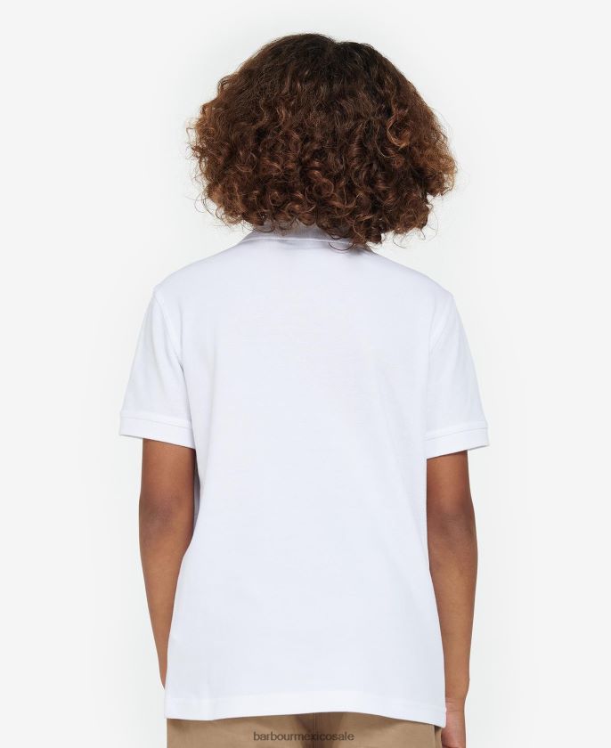 Barbour 8B6RFZ2506 ropa azul marino clásico Niños polo de floyd