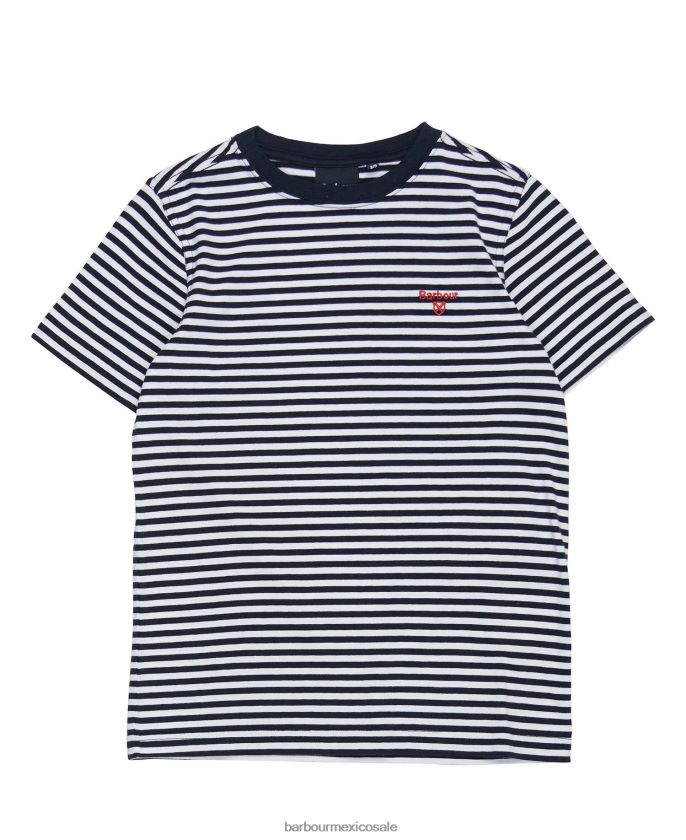Barbour 8B6RFZ2507 ropa azul marino clásico Niños camiseta