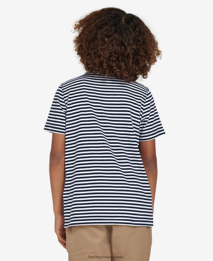 Barbour 8B6RFZ2507 ropa azul marino clásico Niños camiseta