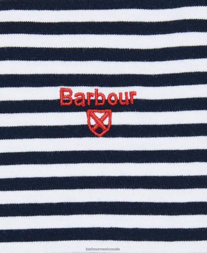 Barbour 8B6RFZ2507 ropa azul marino clásico Niños camiseta