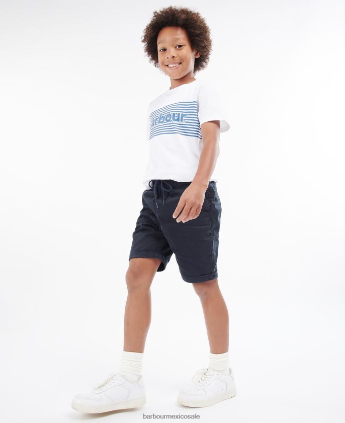 Barbour 8B6RFZ2510 ropa blanco Niños camiseta bahía