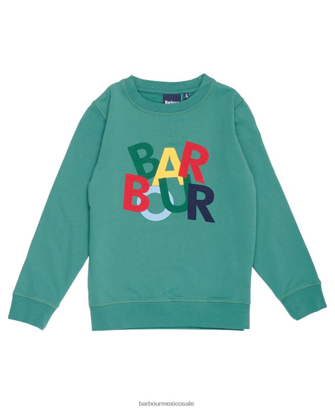 Barbour 8B6RFZ2512 ropa vid verde Niños sudadera dixon